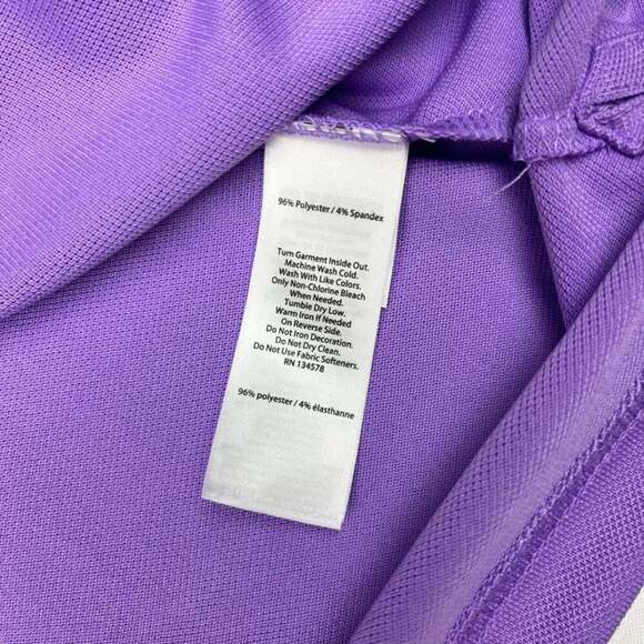 Vineyard Vines Polo Shirt Adult Mens Size Large Purple Whale Golf Golfer - Picture 3 of 9